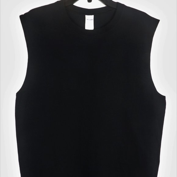 Men's Black Biker Tank Top / "The Brotherhood of Misfits" - Picture 2 of 6